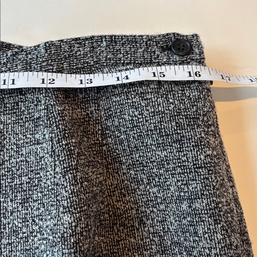 Talbots Textured Black White Gray Trousers. Size 14 - Picture 4 of 8